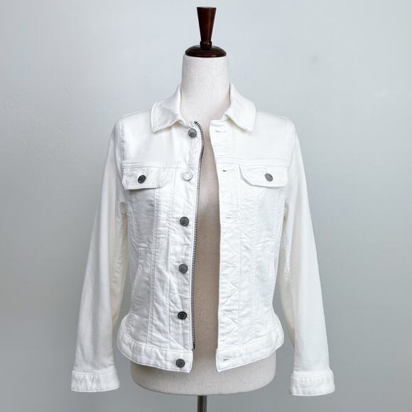 Zadig & Voltaire White Denim Kikoy Skulls Stars Jacket - Picture 4 of 11